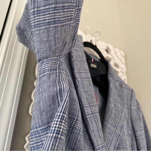 Tommy Hilfiger Women's Plaid Blazer Sz 12 Preppy Heritage Academia Coastal prep - Picture 7 of 11